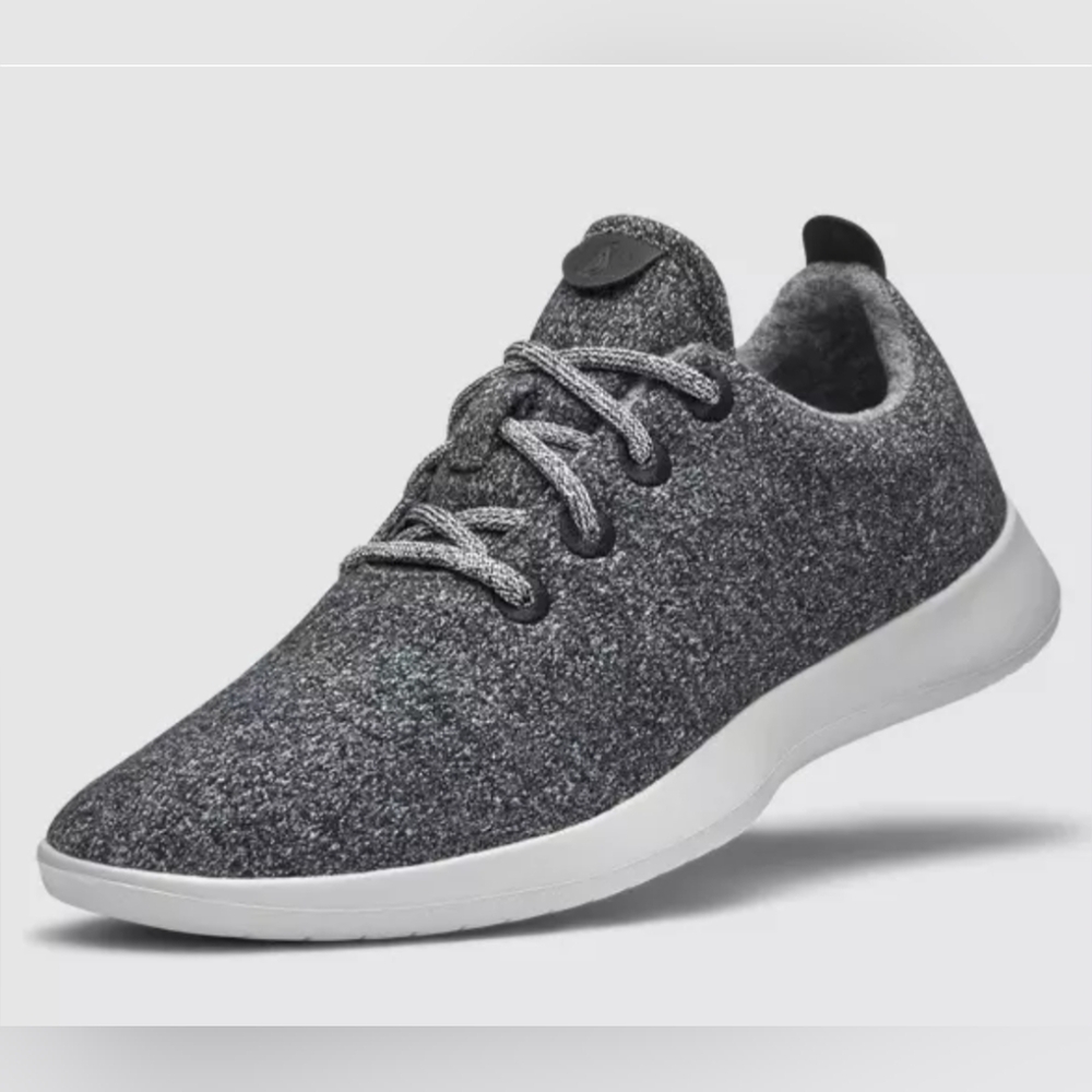 Allbirds Mens WR Wool Runner Shoes Sneakers Gray Lace Up Size 11